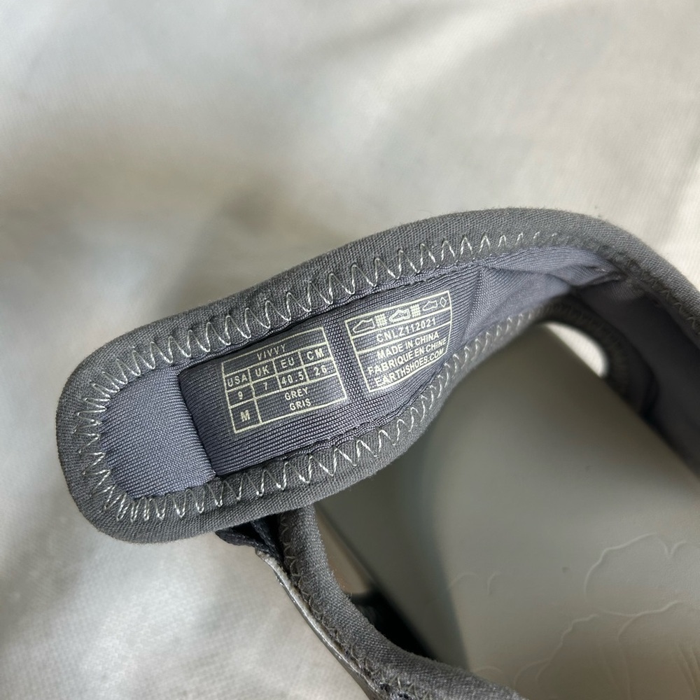 Earth Origins Sandals; Round Toe; Casual; Lightweight; Flat; Women’s Size 9-Gray - Picture 6 of 7